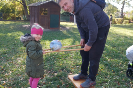 Pohybový projekt na zahradě