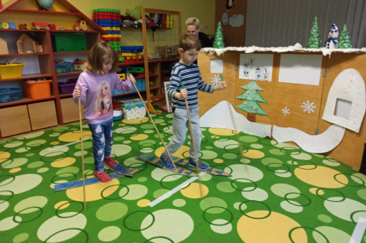 Skřítek Zimníček pořádá zim.olymp.