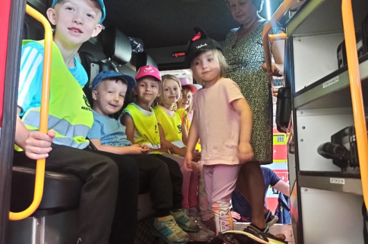 Návštěva u hasičů